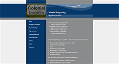 Desktop Screenshot of colonialengraving.com
