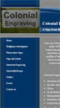 Mobile Screenshot of colonialengraving.com